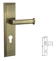 BRASS Lever Handle PVD