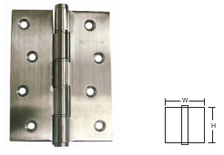 Stainless Steel Butt Hinges with SS Washer  (2 PCS)