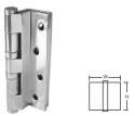 Stainless Steel Crank Hinges Two Ball Bearing  (2 PCS)