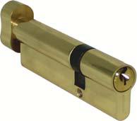 ULTIMATE EURO CYLINDER KEY + TURN BUTTON 130MM