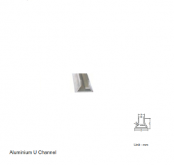ALUMINIUM U CHANNEL - 5.8 MTR