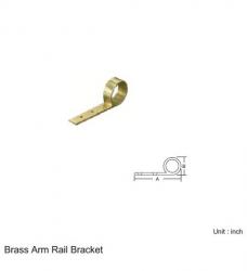 BRASS ARM RAIL BRACKET