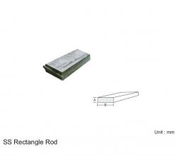 SS RECTANGLE ROD - 3 MM x 10 MM / LENGTH 3 MTR
