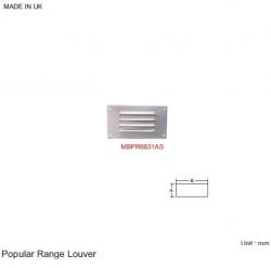 POPULAR RANGE LOUVER - 89 MM x 165 MM