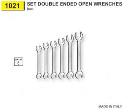 SET DOUBLE ENDED OPEN WRENCHES - 6 PCS