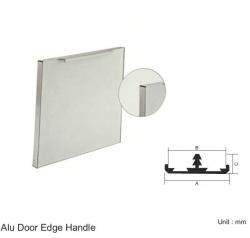 ALU DOOR EDGE HANDLE -20.8mm