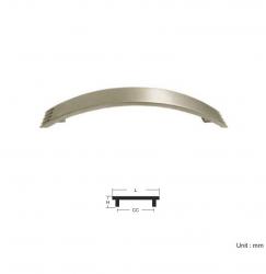 EXCLUSIVE PULL HANDLE - 130mm LENGTH / DULL NICKEL FINISH