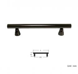 BLACK PULL HANDLE - 136mm LENGTH / DIFF. FINISHES