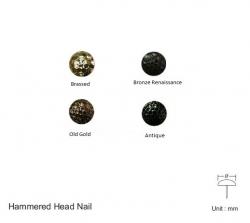 HAMMER HEAD NAIL - MULTIPLE FINISHES / SIZES